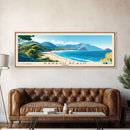 Karasu Beach, Turkey Panoramic Beach Print, Vacation Gift, Turkey Wall Art, Beach Painting, Beach Decor, Beach Painting