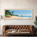 Kaup Beach, India Panoramic Print, Vacation Gift, India Wall Art, Vacation Wall Art, Vacatation Memories, Beach Decor, Beach Or Lakehouse Art
