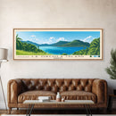 La Orchila Island, Venezuela Panoramic Print, Vacation Gift, Venezuela Wall Art, Beach Painting, Beach Decor, Beach Or Lakehouse Art