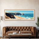 Praia de Odeceixe, Portugal Panoramic Print, Vacation Gift, Portugal Wall Art, Beach Painting, Beach Decor, Beach Or Lakehouse Art
