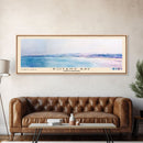 Botany Bay, United Kingdom Watercolor Print, Vacation Gift, United Kingdom Wall Art, Beach Painting, Beach Decor, Large Wall Art, Wood Frame Art
