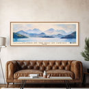 Islands of the Gulf of Chiriqui, Panamá Watercolor Beach Print, Vacation Gift, Panamá Wall Art, Beach Painting, Beach Decor, Beach Painting