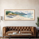 Jaz Beach, Montenegro Watercolor Beach Print, Vacation Gift, Montenegro Wall Art, Beach Painting, Beach Decor, Beach Painting