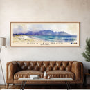 Kogal Bay Beach, South Africa Watercolor Print, Vacation Gift, South Africa Wall Art, Beach Painting, Beach Decor, Large Wall Art, Wood Frame Art