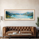 Lagoinha do Leste, Brazil Watercolor Beach Print, Vacation Gift, Brazil Wall Art, Beach Painting, Beach Decor, Beach Painting