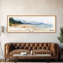 Lamma Power Station Beach, Hong Kong Watercolor Beach Print, Vacation Gift, Hong Kong Wall Art, Framed Canvas Print, Framed Beach Painting