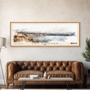 Las Pocitas, Peru Watercolor Beach Print, Vacation Gift, Peru Wall Art, Beach Painting, Beach Decor, Beach Painting