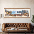 Nusa Penida, Indonesia Watercolor Beach Print, Vacation Gift, Indonesia Wall Art, Framed Canvas Print, Framed Beach Painting
