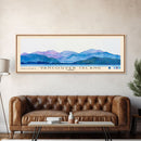 Vancouver Island, Canada Watercolor Beach Print, Vacation Gift, Canada Wall Art, Framed Canvas Print, Framed Beach Painting