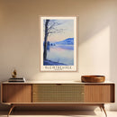 Bleibtreusee, Germany Watercolor Beach Print, Vacation Gift, Germany Wall Art, Beach Painting, Beach Decor, Beach Painting