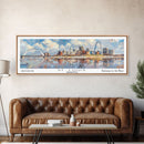 St. Louis Missouri Travel Poster, Framed Canvas Print, Wall Art, Home Decor, Travel Gift, Living Room Art, Retro Style Art, Office Decor