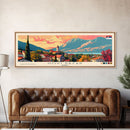 Novi Pazar Serbia Travel Print Wall Art, Panoramic City Art, Travel Art, Wall Decor, Vacation Gift, Framed Canvas Print Or Metal Art