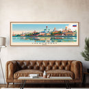 Cheboksary Russia Travel Art, City Art, Framed Canvas Print or Metal Wall Art, Europe Travel Poster, Panoramic Wall Art, Extra Wide Wall Art