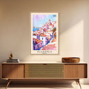 Scenic A Coruńa Spain Seaside Town, Framed Canvas Print, Perfect for Bedroom Art, Coastal Style, Home Decor Wall Art