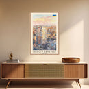 Ivano-Frankivsk Ukraine Cityscape Art Print, Sunset View Canvas Print for Home Decor, Travel Poster for Living Room Wall Art, Ukrainian Scene