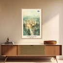 Joensuu Finland River View, Framed Canvas Print, Travel Poster, Scenic Wall Art, Nature Landscape Decor, Living Room Art, Tranquil Home Decoration
