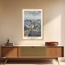 Kilkenny Ireland Scenic View, Framed Canvas Print, Travel Poster, Wall Art, Home Decor, Living Room Decoration, Irish Cityscape Art