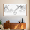 Madison City Map, Wisconsin Map, Map Art, Modern Art, Wall Art, Canvas Art, Unique Gifts, Large Wall Art, College Décor, Room Décor, Prints