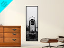 Weathered Lantern, Coastal Art, Canvas Print, nautical wall art, seascape painting, coastal decor, moody art, rustic wall art, guest room art