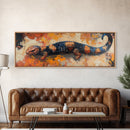 Wabi Sabi Wall Art, Framed Canvas Print, Rustic Decor, Extra Wide Art, Moody Art, Living Room Art, Above Bed Art, Minimalist Painting