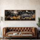 Bald Eagle, wildlife art, eagle painting, southwest wall art, rustic decor, panoramic painting, moody art, framed canvas print, above sofa art