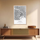 Tokyo Street Map, Japan Map, Asia City Map Print, Modern Wall Art, Wall Art, Canvas Print, Graduation Gift, Home Office Décor, Travel Print