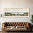Gardens by the Bay COUNTRY | Framed Travel Poster Canvas Print | Trendy Wall Art | Watercolor Painting | Living Room Art | Unique Art