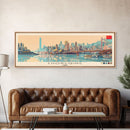 Chongqing, China Panoramic Canvas Print, Chongqing, China Painting, China Art, Chongqing Travel Poster, Travel Art, Living Room Painting