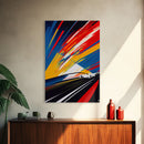 Green Mt. Fuji Japan Sunset Wall Art Canvas Print, Landscape Home Decor Painting, Nature Scene Picture, Gift for Nature Lover
