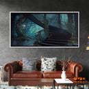 Fantasy Staircase, Framed Canvas Print, Stair Way to Beyond