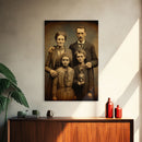 Horror Art Print, Creepy Wall Art, Horror Decor, Skeleton Wall Art, Dark Art, Canvas Print, Wall Art, Vertical Print, Home Decor, Wall Decor