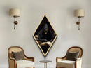 The Grim Reaper In His Study, Gothic Halloween Decor, Canvas Textured Print, Scary Horror Art, Goth Decor, Moody Oil Painting, Dark Academia