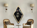 The Wizard Cat, Framed Canvas Print, Halloween Decoration, Witchy Home Decor