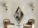 Haunted Spirit Doing Laundry Diamond Shaped Art Canvas Art Print Halloween Gothic Paranormal Ghostcore Dark Academia Aesthetic