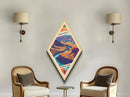 Saguaro National Park Diamond Formed Travel Print Wall Art Art Print, Canvas Wall Art, Travel Gift, Arizona Travel Art