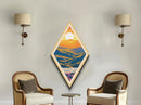 Shenandoah National Park Diamond Shaped Travel Poster Canvas Art Print, Canvas Wall Art, Travel Gift, Virginia Travel Art