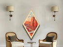 Retro Arches National Park Travel Print Wall Art Texture Print, Travel Decor Art, Midcentury Modern Decor Utah Travel Art