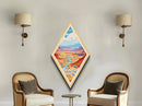 Canyonlands National Park Travel Poster Canvas Texture Print, Travel Decor Art, Midcentury Modern Retro Decor Utah Travel Art