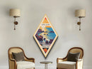 Channel Islands National Park Travel Poster Canvas Texture Print, Travel Decor Art, Midcentury Modern Retro Decor California Travel Art