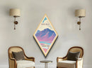 Death Valley National Park Travel Poster Canvas Texture Print, Travel Decor Artwork, Midcentury Modern Retro Decor California Travel Art