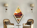Guadalupe Mountains National Park Travel Poster Canvas Texture Print, Travel Decor Art, Midcentury Modern Retro Decor Texas Travel Art