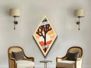 Joshua Tree National Park Adventure Poster Wall Art Texture Print, Travel Decor Art, Midcentury Modern Retro Decor California Travel Art