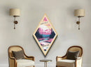 Kobuk Valley National Park Diamond Shaped Travel Poster Canvas Art Print, Canvas Wall Art, Travel Gift, Alaska Travel Art