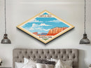 Capitol Reef National Park Diamond Shaped Travel Print Art Wall Art Art Print, Canvas Wall Art, Travel Gift, Utah Travel Art