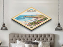 Retro Channel Islands National Park Travel Poster Art Canvas Texture Print, Travel Decor Art, Midcentury Modern Decor California Travel Art