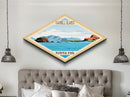 Channel Islands National Park Travel Poster Art Canvas Texture Print, Travel Decor Art, Midcentury Modern Retro Decor California Travel Art