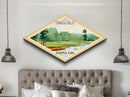 Cuyahoga Valley National Park Travel Poster Art Canvas Texture Print, Travel Decor Art, Midcentury Modern Retro Decor Ohio Travel Art