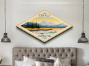 Kobuk Valley National Park Travel Poster Art Canvas Texture Print, Travel Decor Art, Midcentury Modern Retro Decor Alaska Travel Art