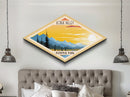 Retro Kobuk Valley National Park Travel Poster Art Canvas Texture Print, Travel Decor Art, Midcentury Modern Decor Alaska Travel Art