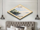 Retro Biscayne National Park Travel Poster Canvas Texture Print, Travel Decor, Midcentury Modern Decor Florida Landscape